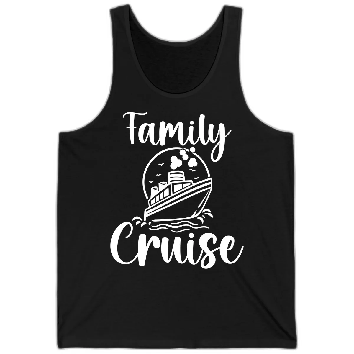 Family Cruise Adventure Ship Tank in Black