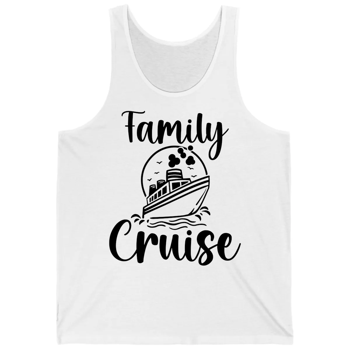 Family Cruise Adventure Ship Tank in White