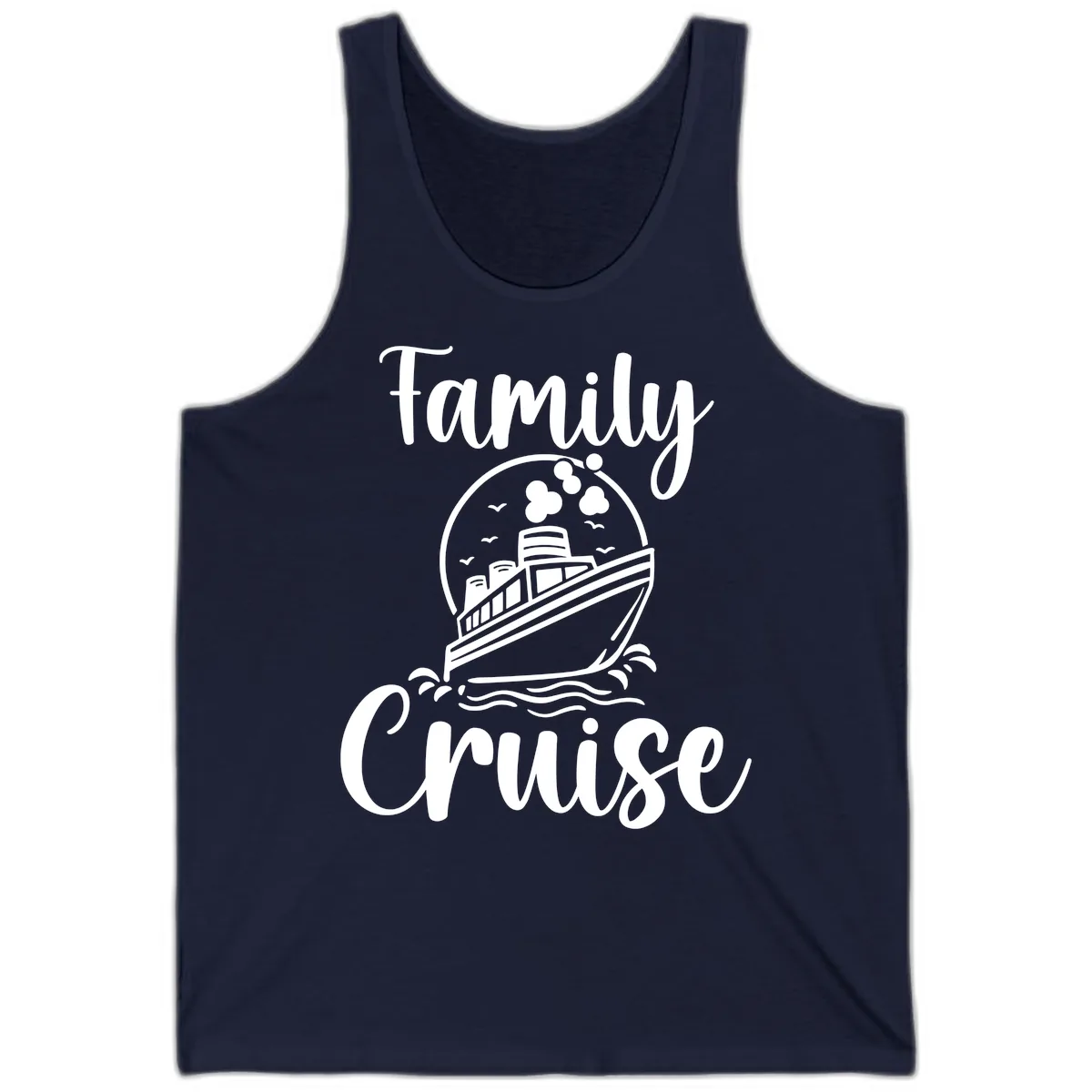 Family Cruise Adventure Ship Tank in Navy