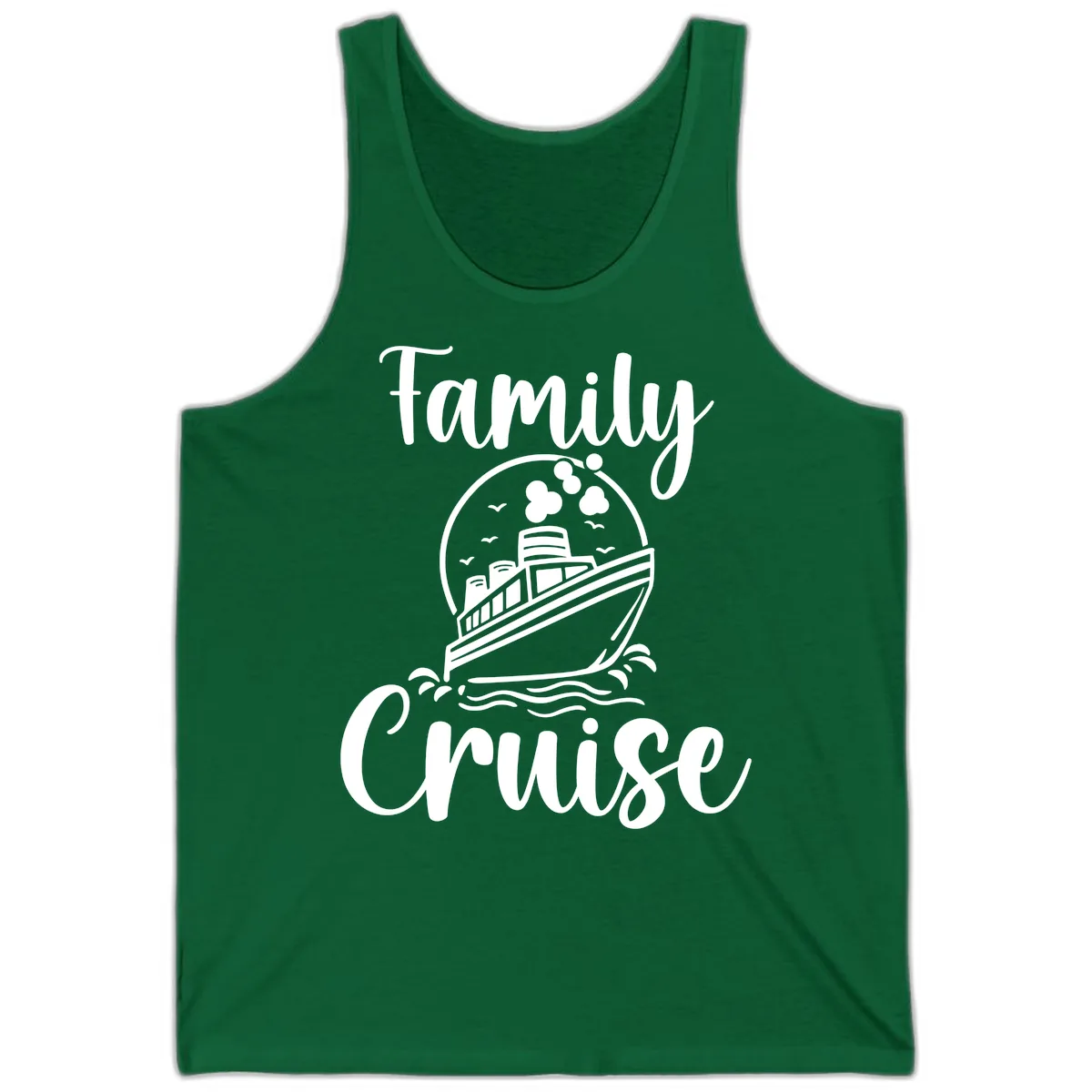 Family Cruise Adventure Ship Tank in Kelly