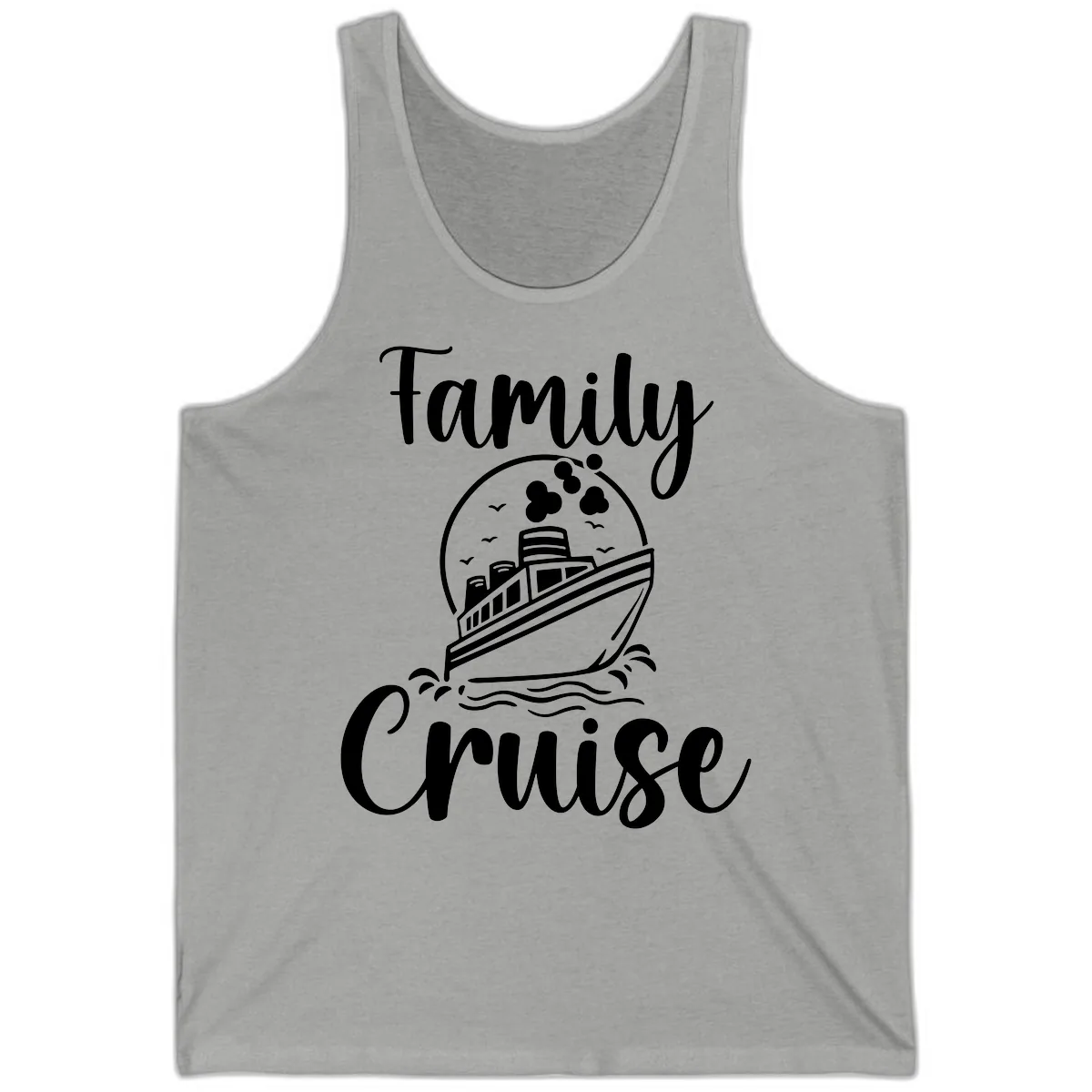 Family Cruise Adventure Ship Tank in Athletic Heather