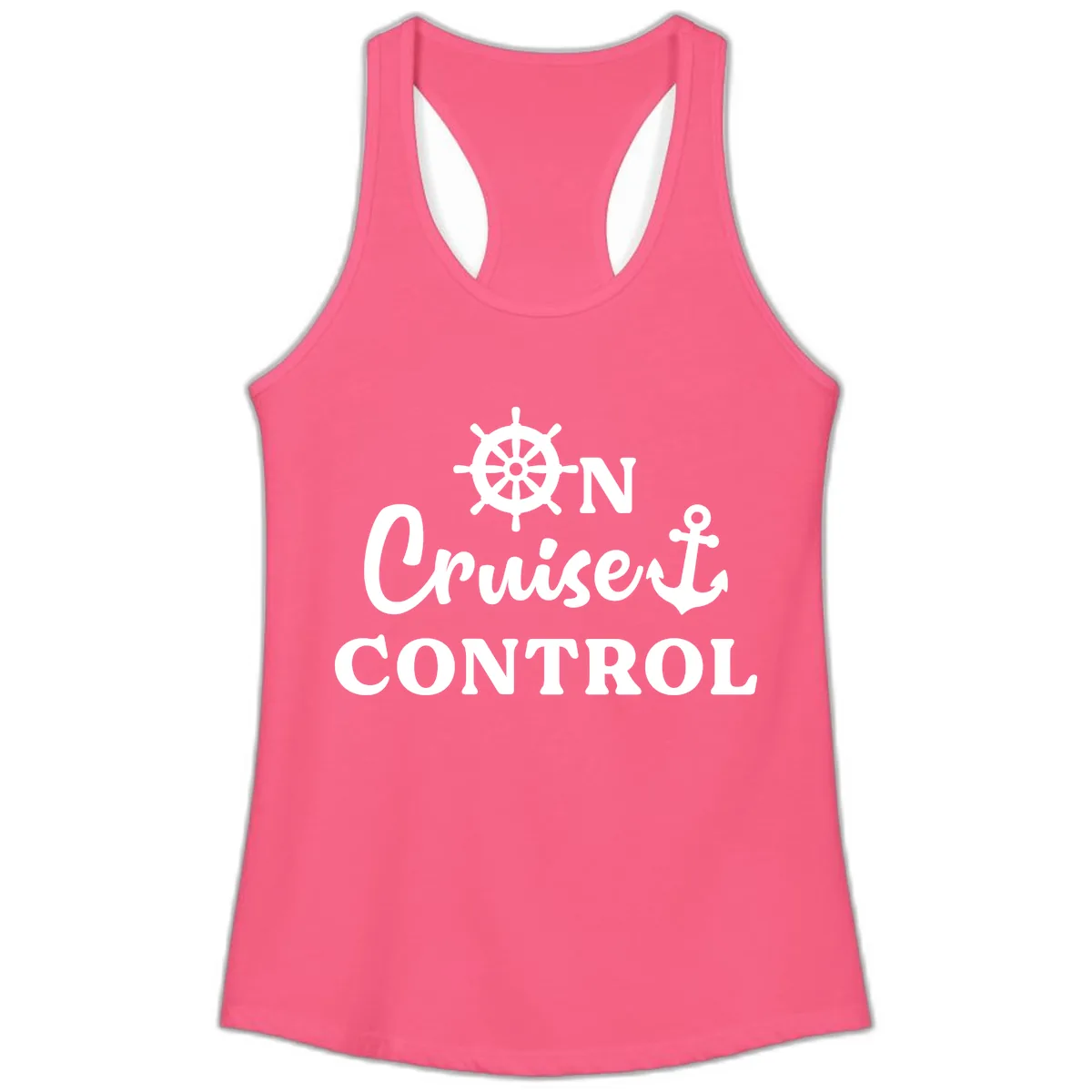 On Cruiset Control Ladies Tank in Solid Hot Pink