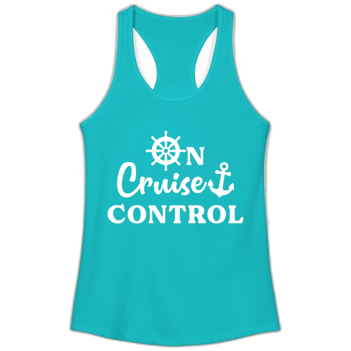 On Cruiset Control Ladies Tank in Tahiti Blue