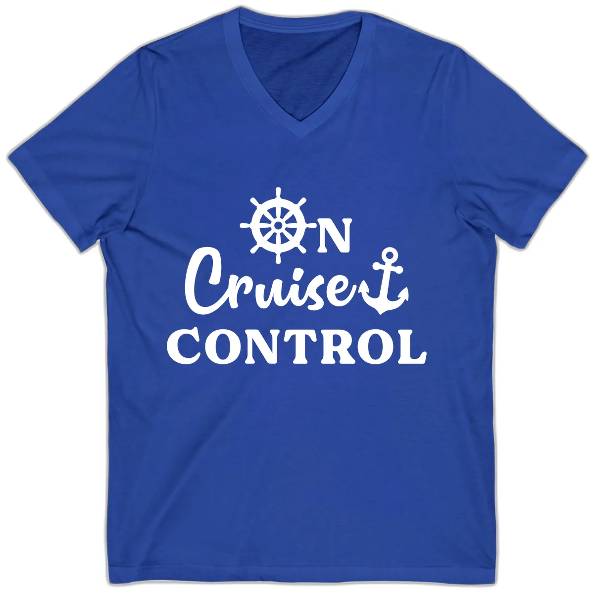 On Cruiset Control V-Neck in True Royal