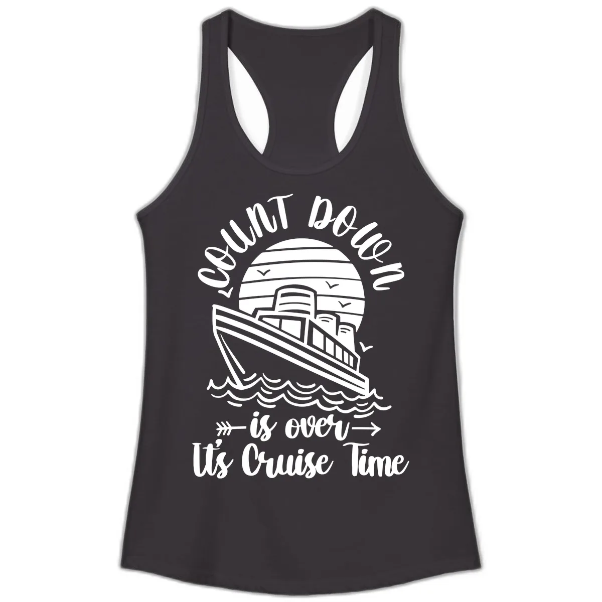 Lobster Do You Want Us Over Cruise Time Ladies Tank in Black