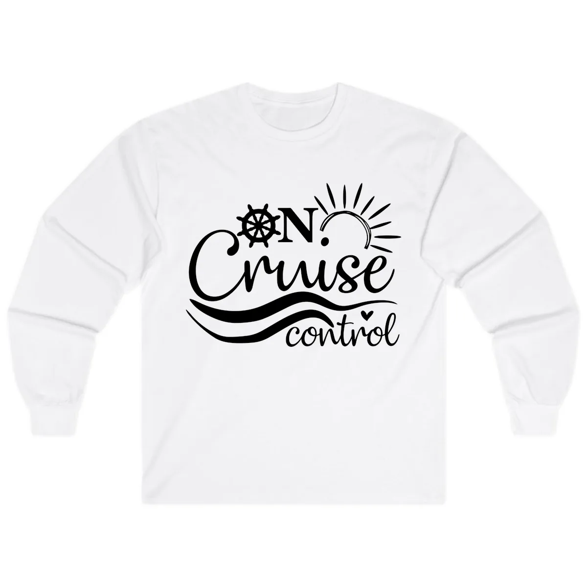 On Cruise Control Long Sleeve in White