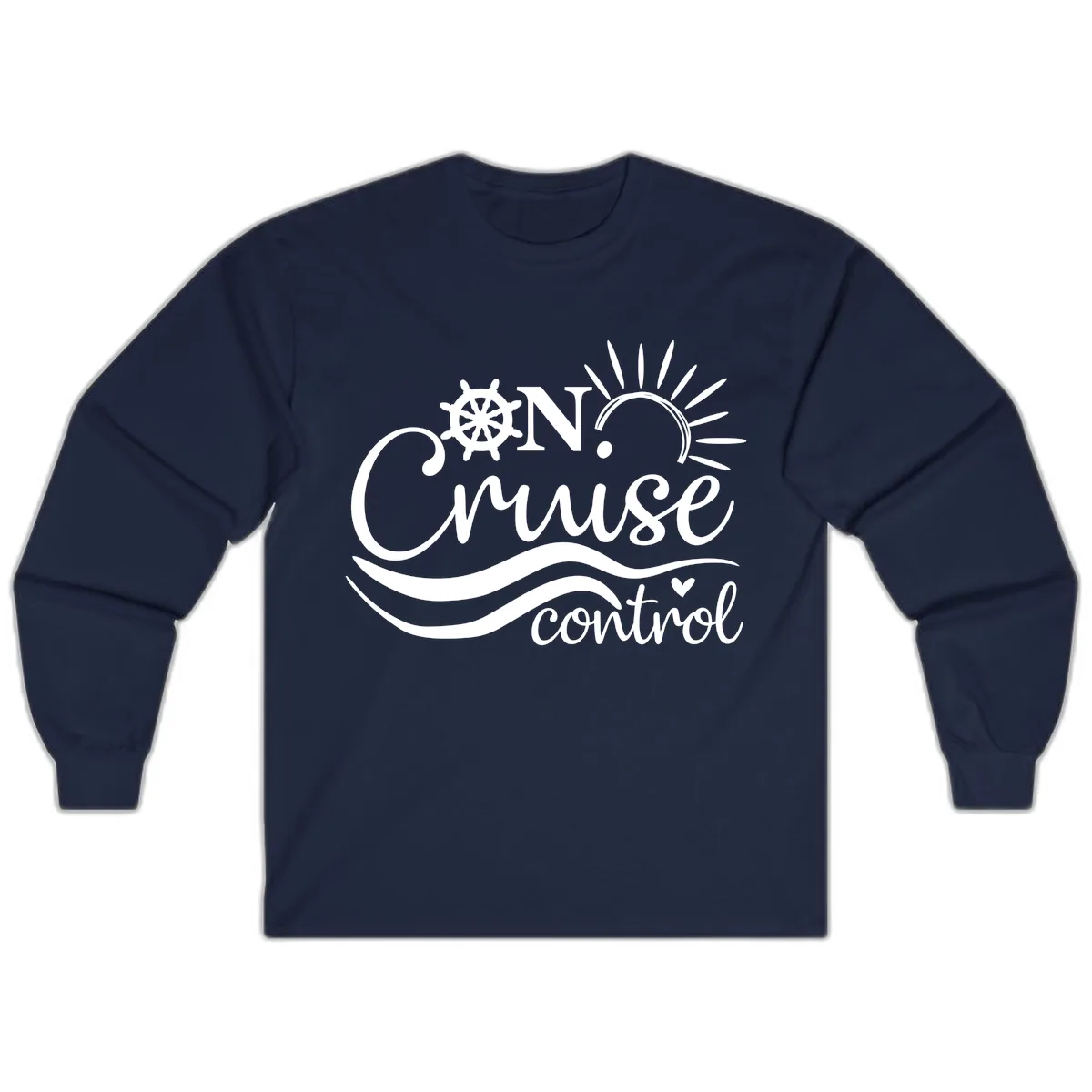 On Cruise Control Long Sleeve in Navy