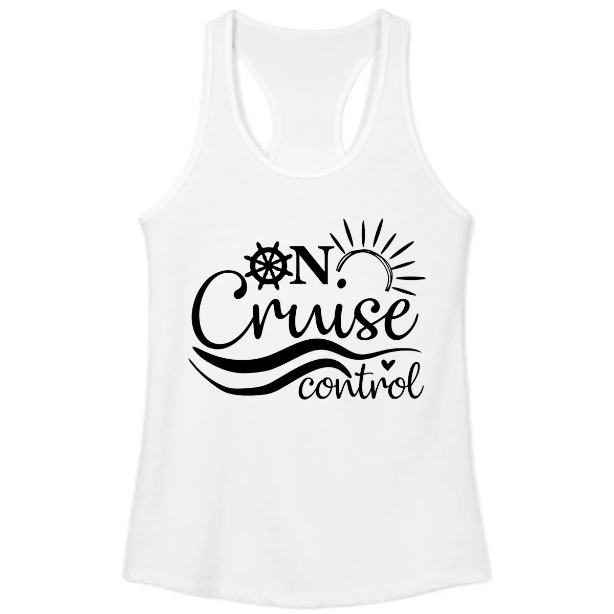 On Cruise Control Ladies Tank in White