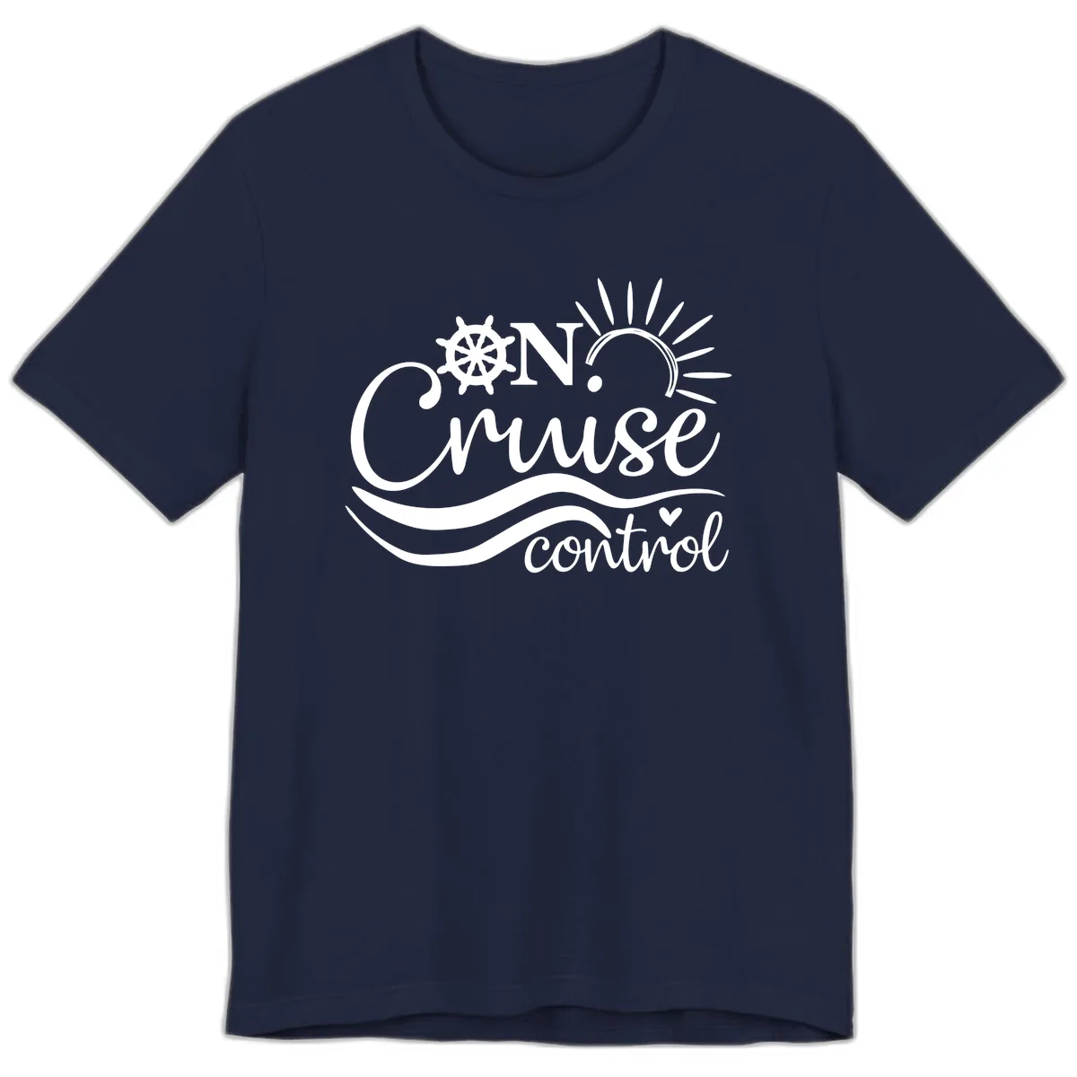 On Cruise Control Premium T-Shirt in Navy