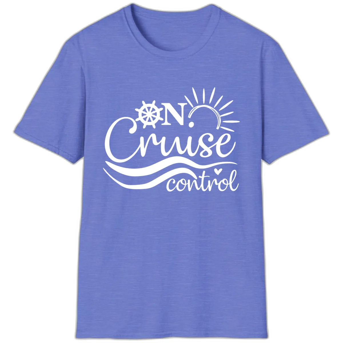 On Cruise Control T-Shirt in Heather Royal