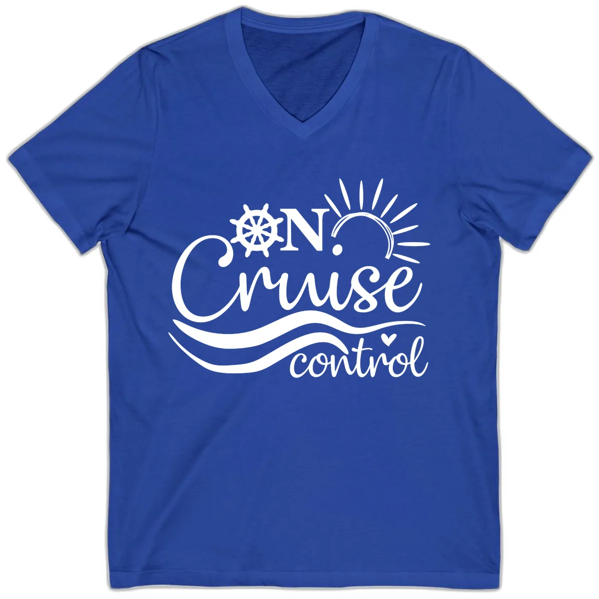 On Cruise Control V-Neck in True Royal