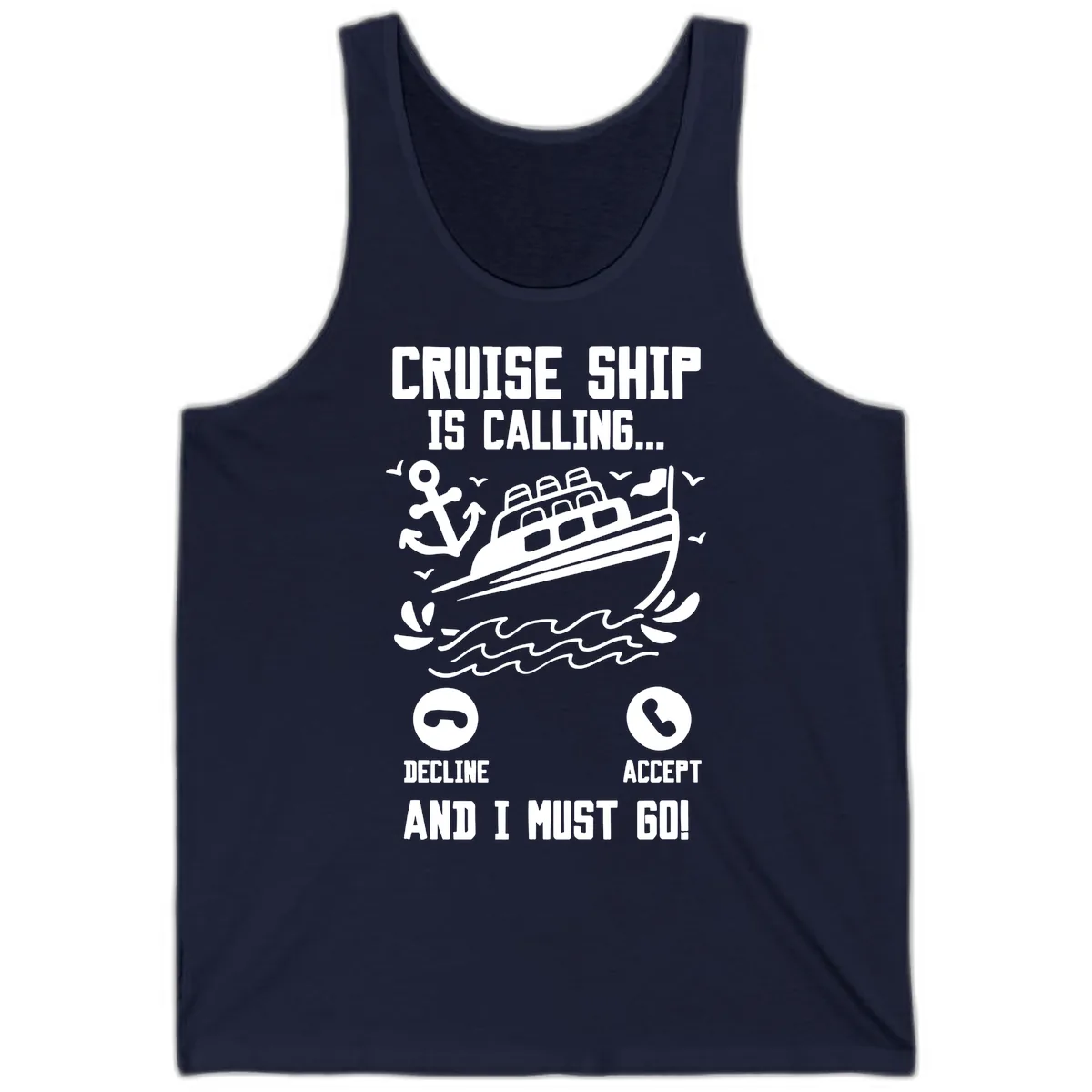 Cruise Ship Is Calling Tank in Navy