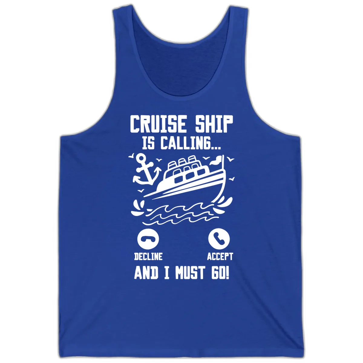 Cruise Ship Is Calling Tank in True Royal