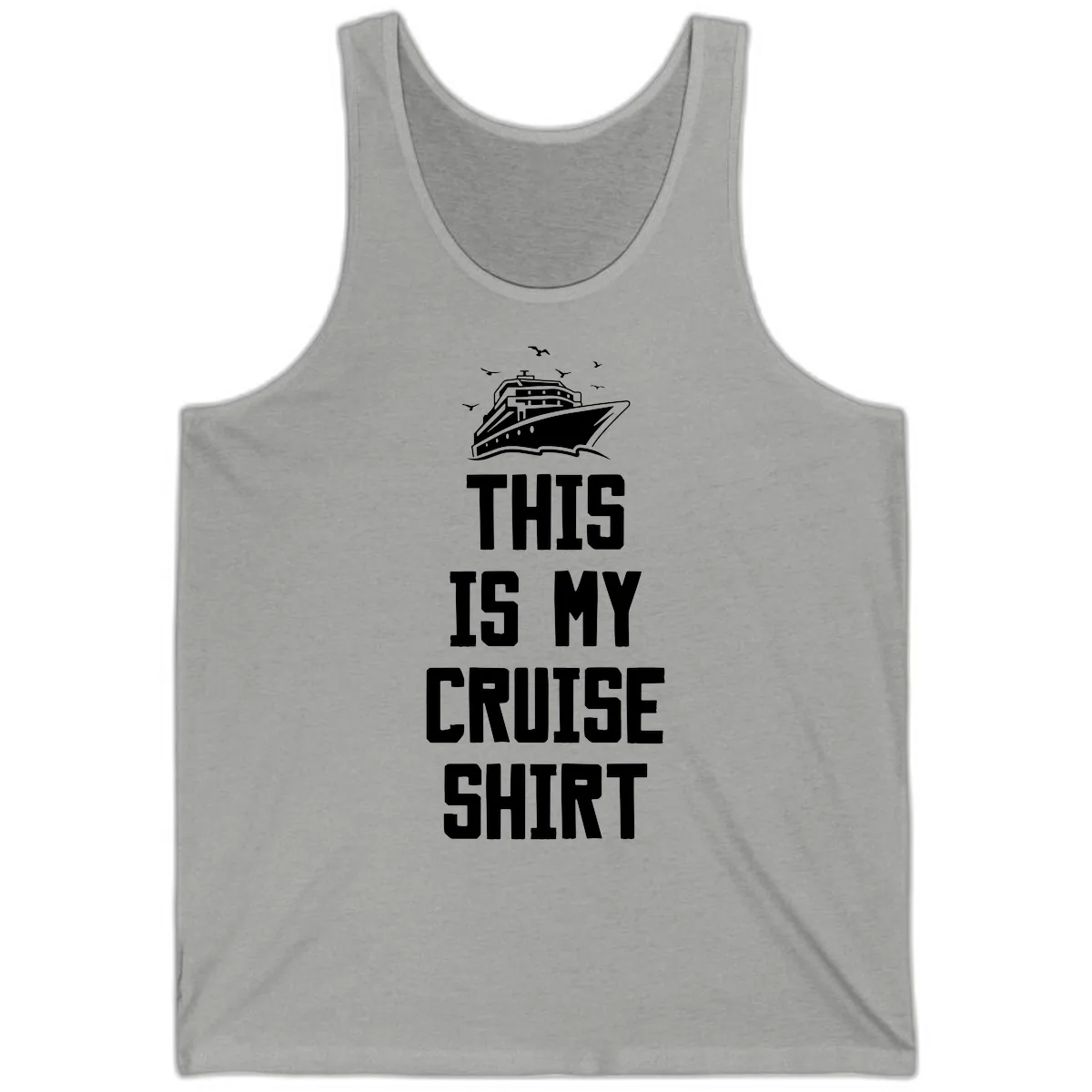 This Is My Cruise Shirt Tank in Athletic Heather