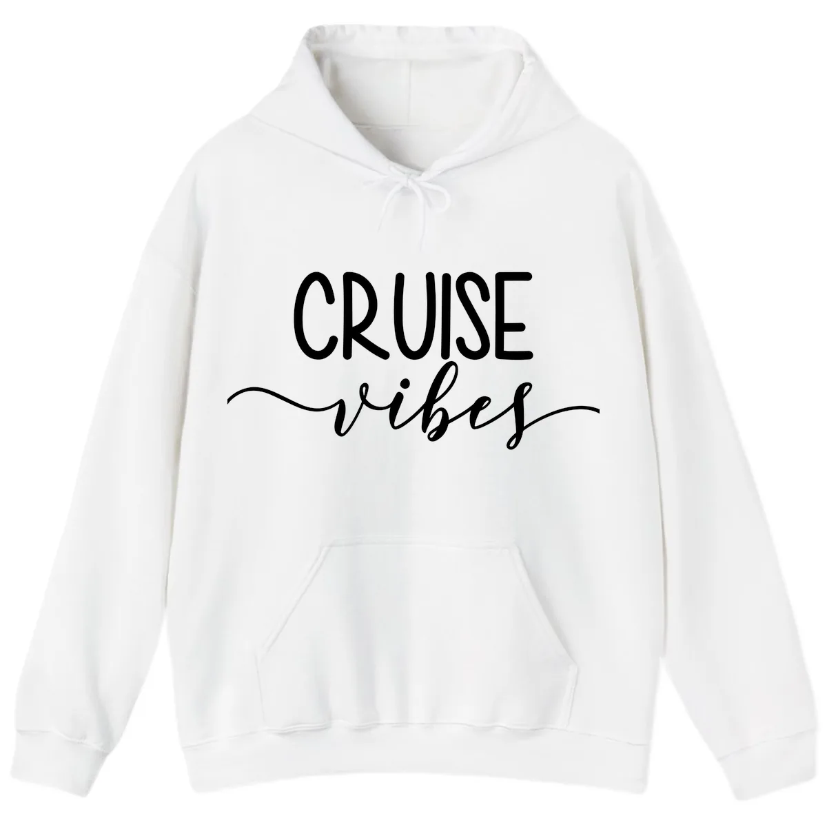 Cruise Vibes Hoodie in White