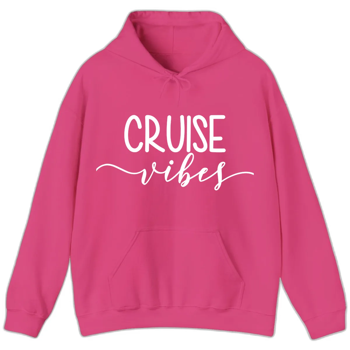 Cruise Vibes Hoodie in Heliconia
