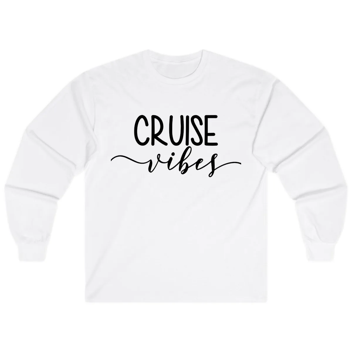 Cruise Vibes Long Sleeve in White