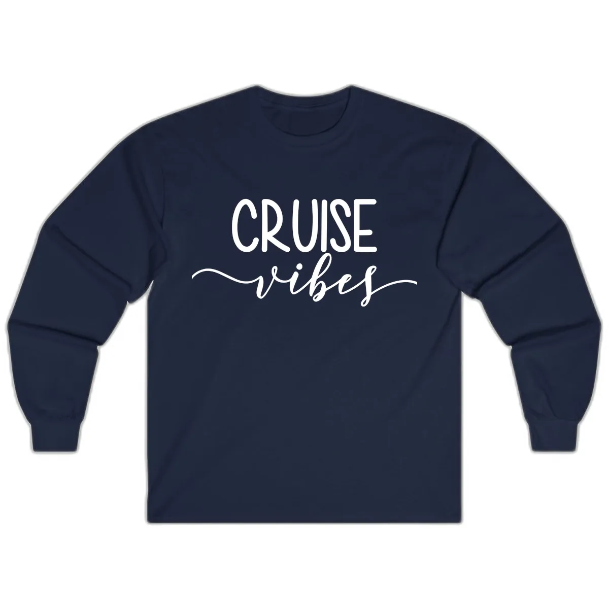 Cruise Vibes Long Sleeve in Navy