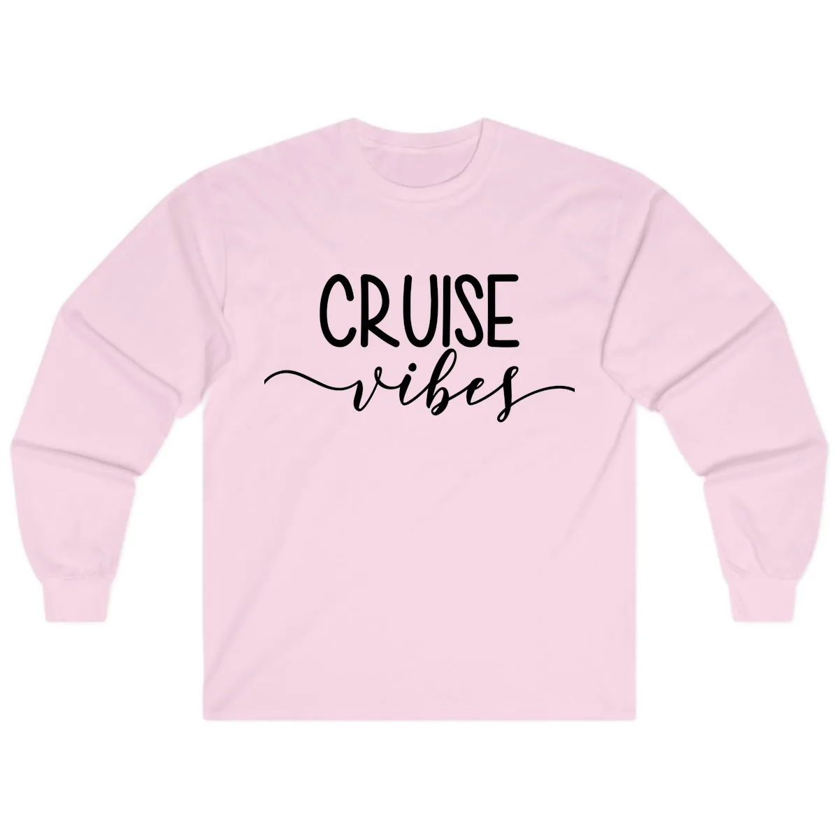 Cruise Vibes Long Sleeve in Light Pink