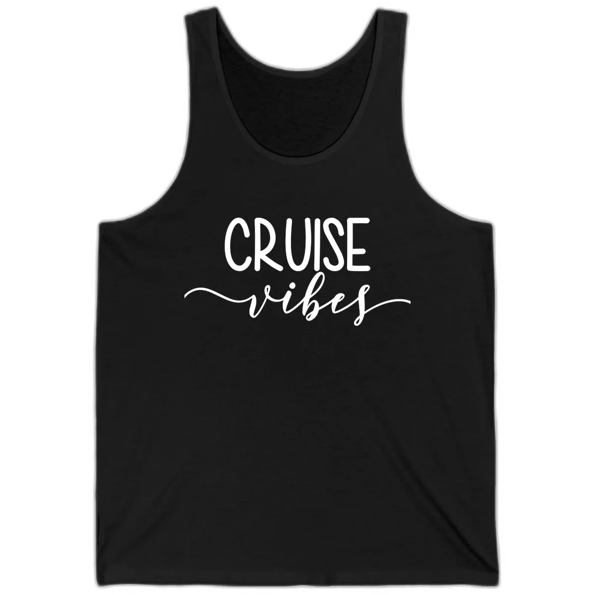 Cruise Vibes Tank in Black