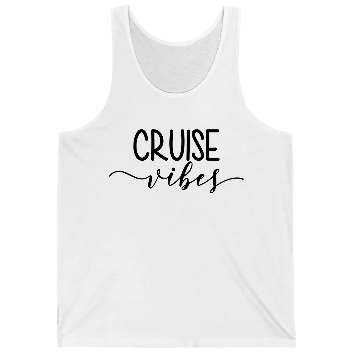 Cruise Vibes Tank in White