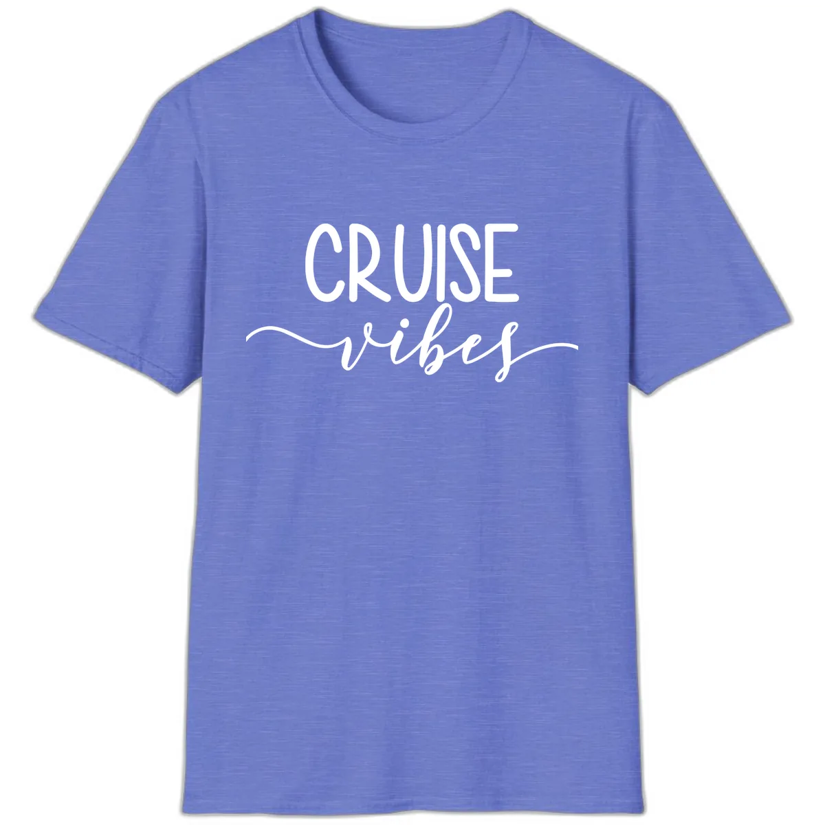 Cruise Vibes T-Shirt in Heather Royal