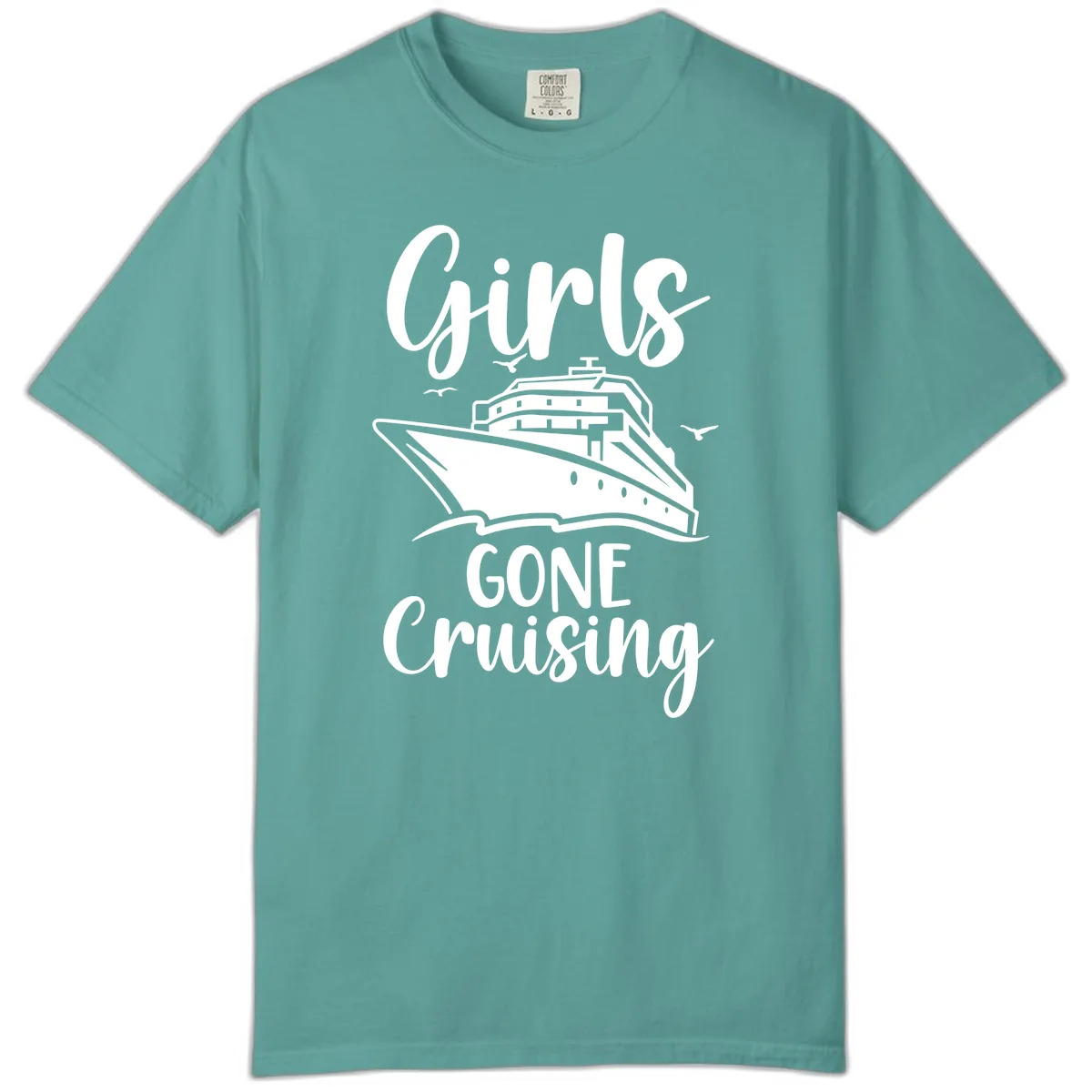 Girls Gone Cruising Comfort Color in Seafoam