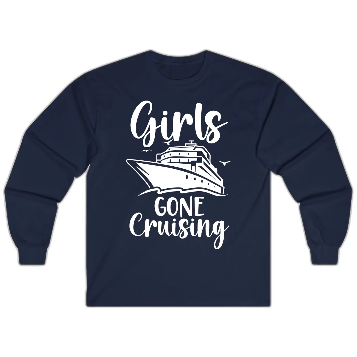 Girls Gone Cruising Long Sleeve in Navy