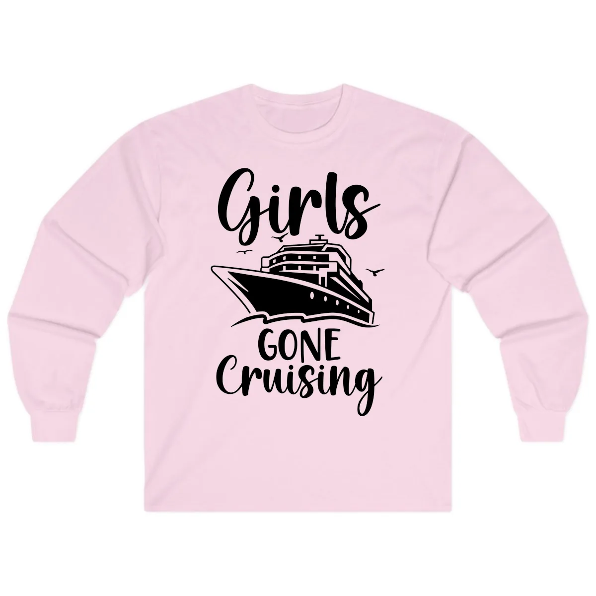 Girls Gone Cruising Long Sleeve in Light Pink