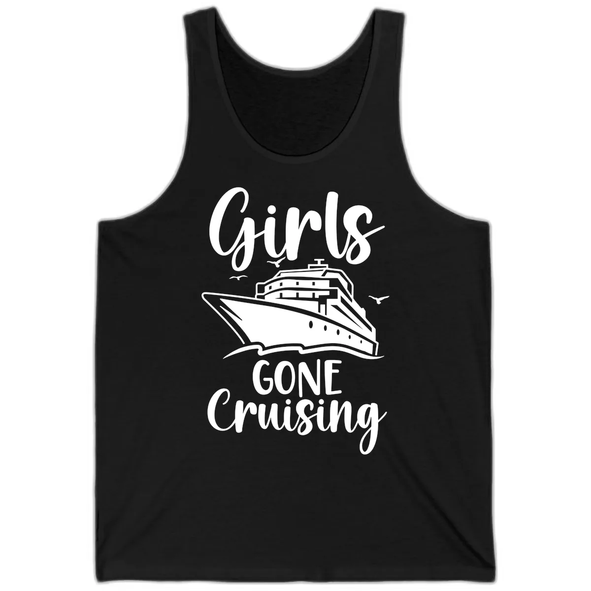 Girls Gone Cruising Tank in Black