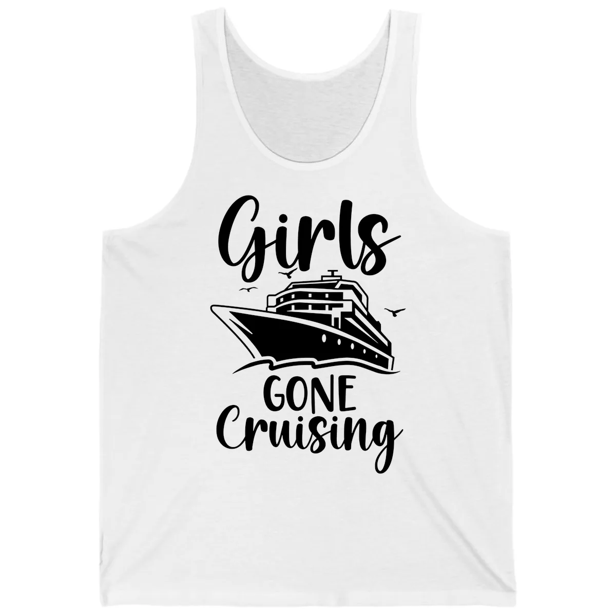 Girls Gone Cruising Tank in White