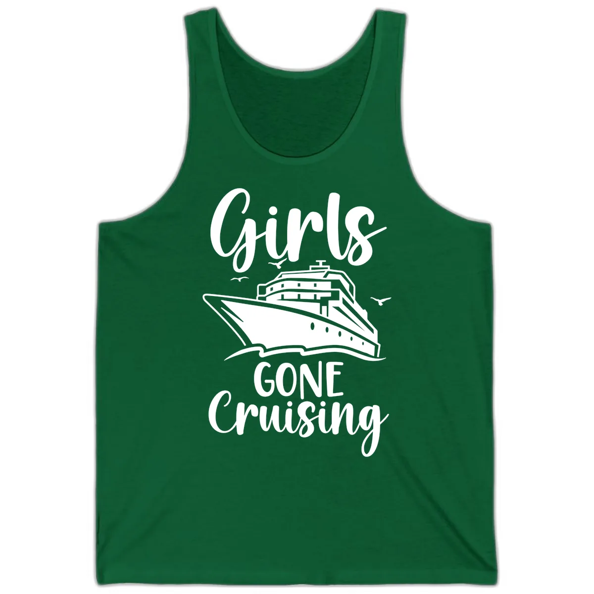 Girls Gone Cruising Tank in Kelly
