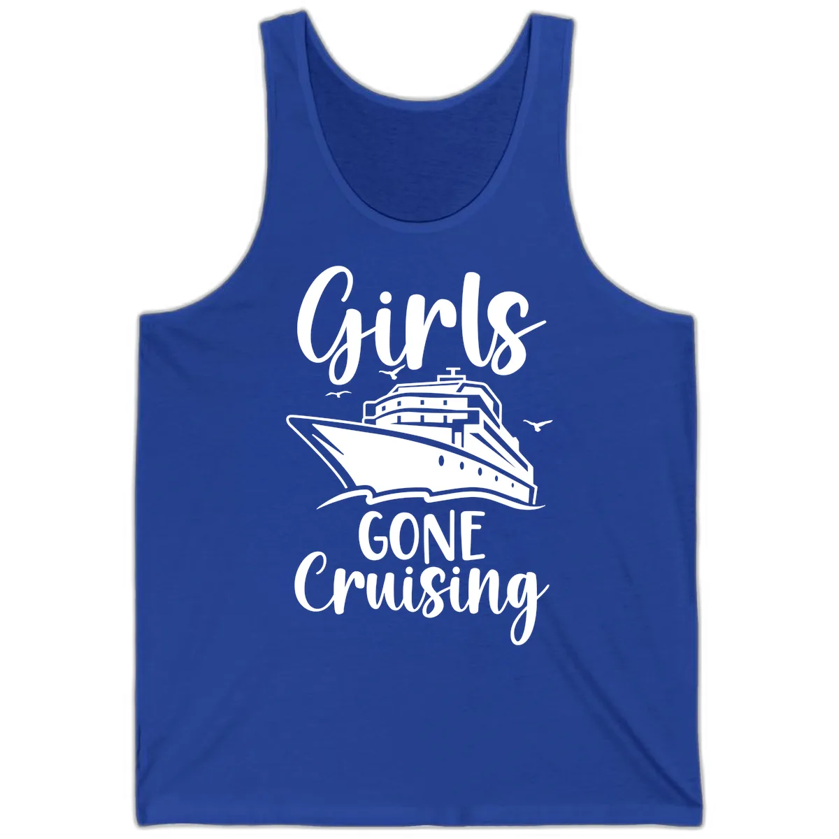 Girls Gone Cruising Tank in True Royal