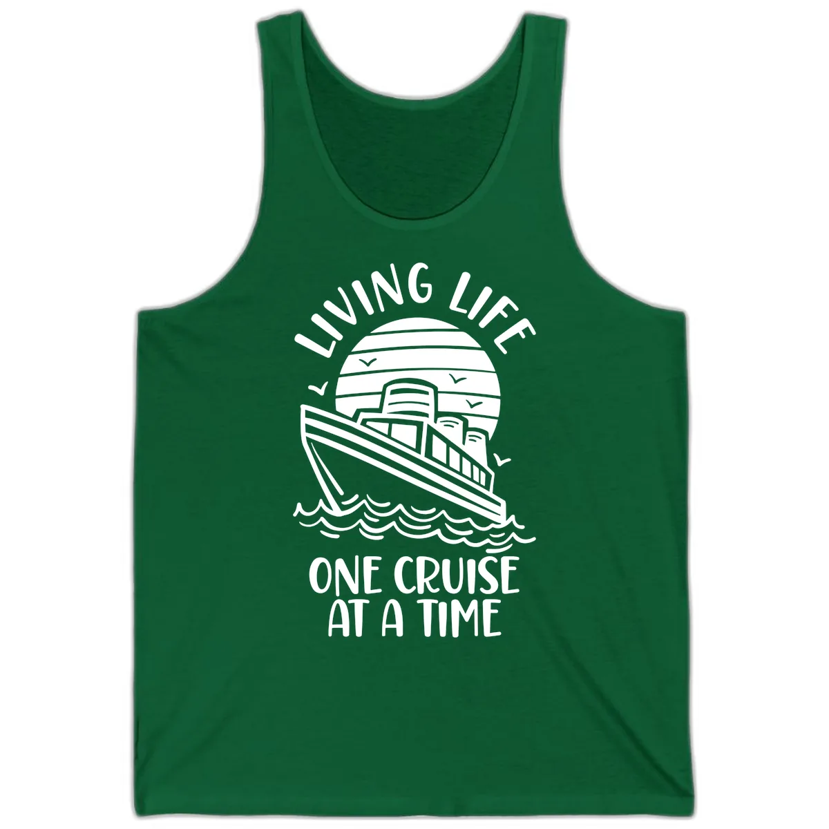 Living Life One Cruise At A Time Tank in Kelly