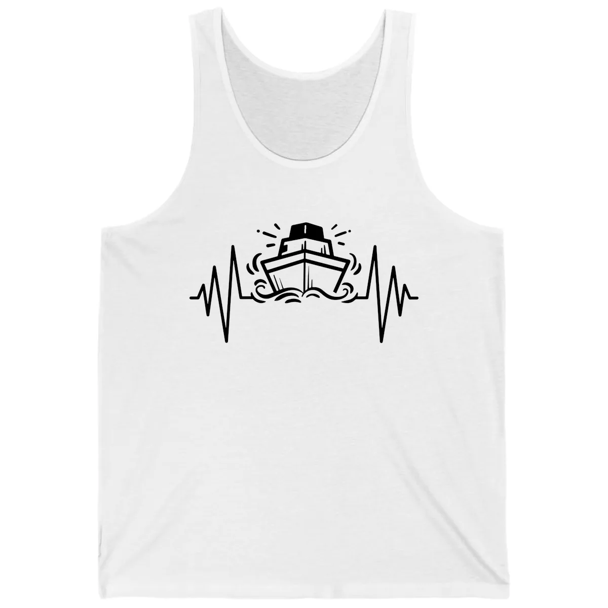 Cruise Ship Heartbeat Tank in White