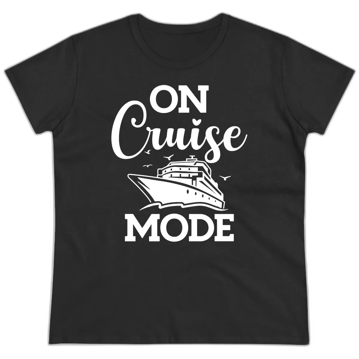 On Cruise Mode Ladies Tee in Black
