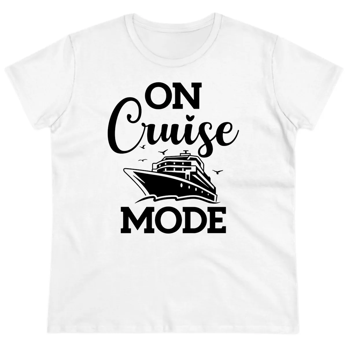 On Cruise Mode Ladies Tee in White