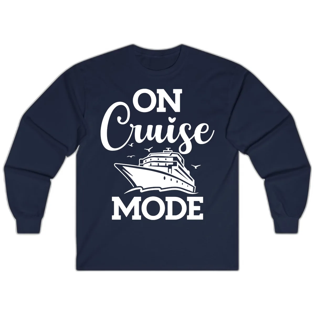 On Cruise Mode Long Sleeve in Navy