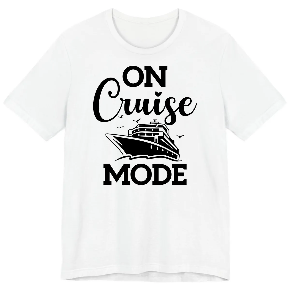 On Cruise Mode Premium T-Shirt in White
