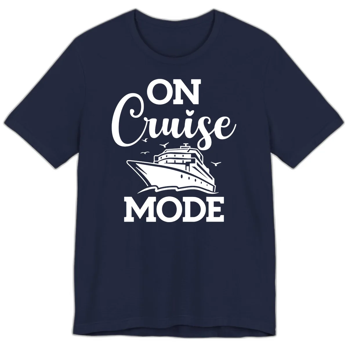 On Cruise Mode Premium T-Shirt in Navy
