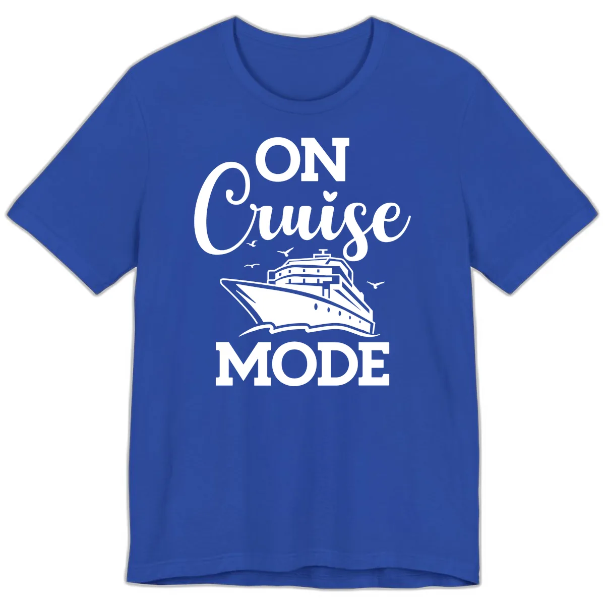 On Cruise Mode Premium T-Shirt in True Royal