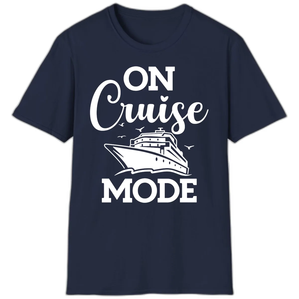 On Cruise Mode T-Shirt in Navy