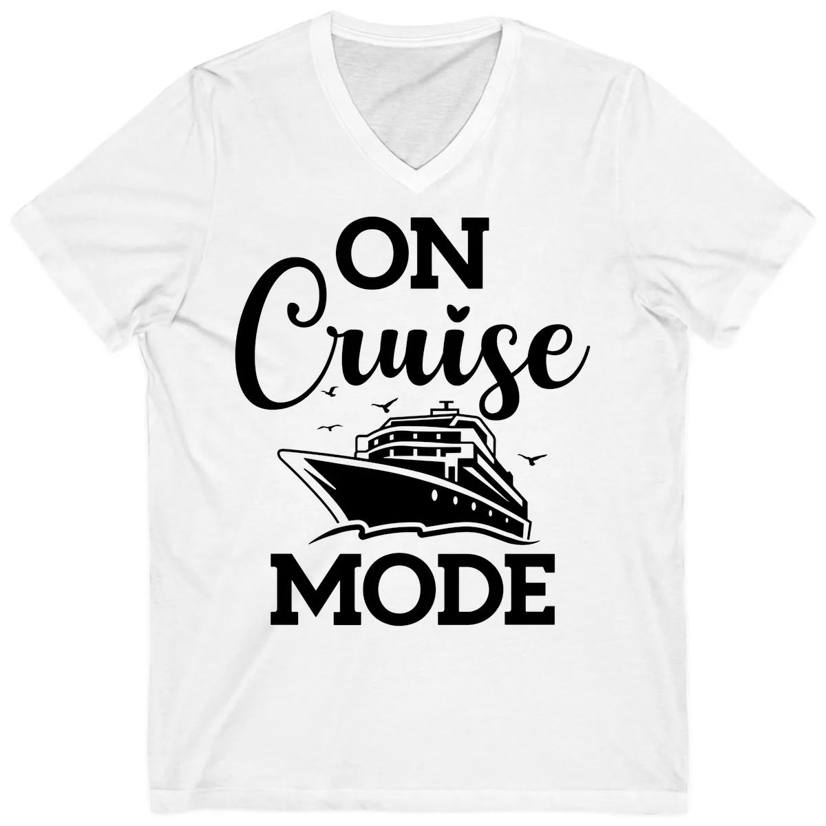 On Cruise Mode V-Neck in White