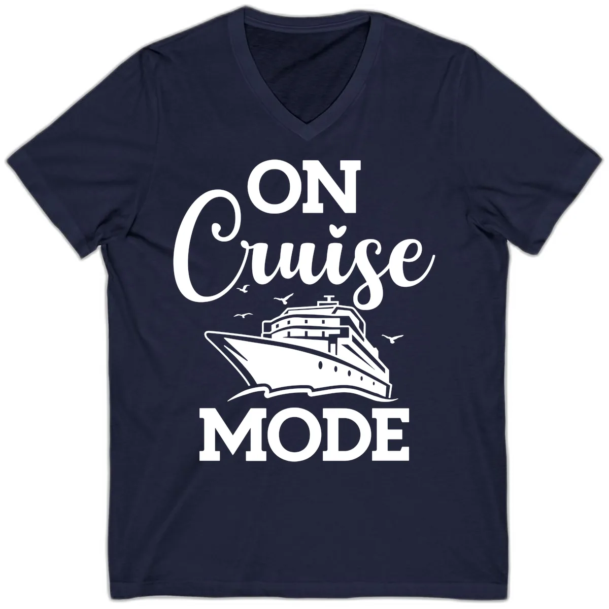 On Cruise Mode V-Neck in Navy