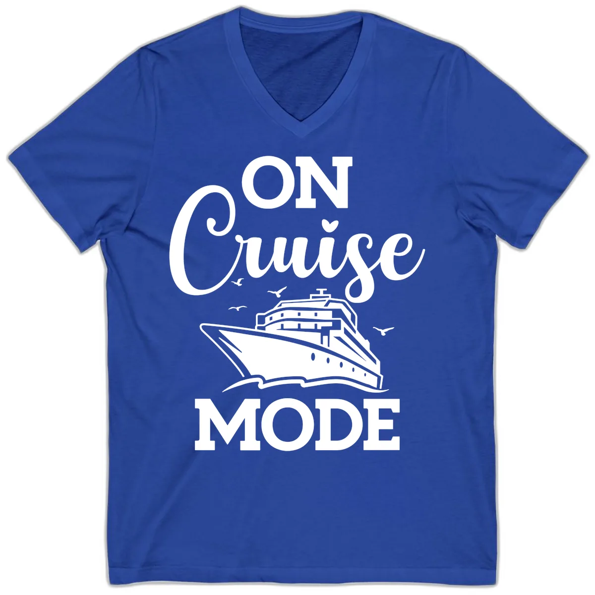 On Cruise Mode V-Neck in True Royal