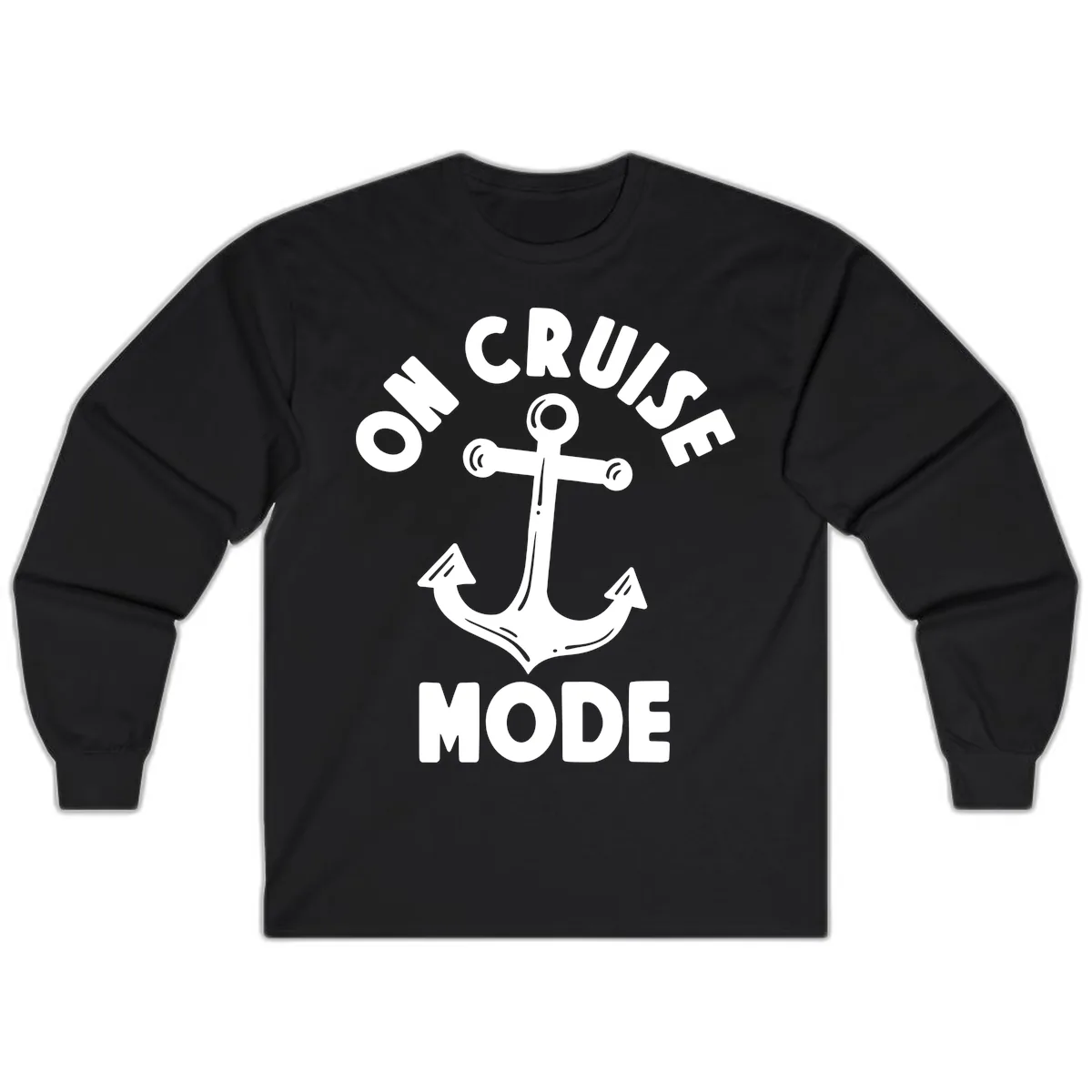 Cruise Mode Anchor Long Sleeve in Black