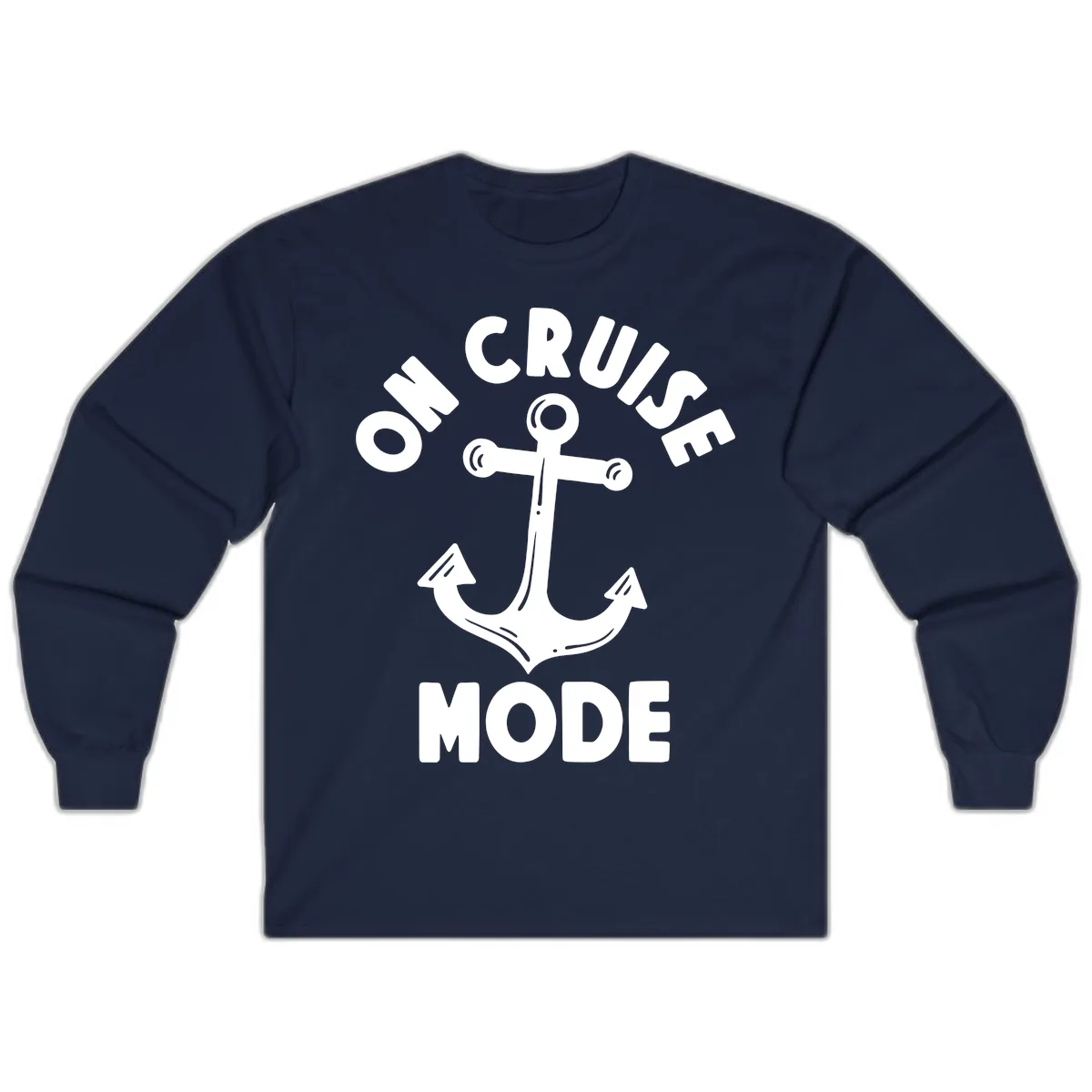 Cruise Mode Anchor Long Sleeve in Navy