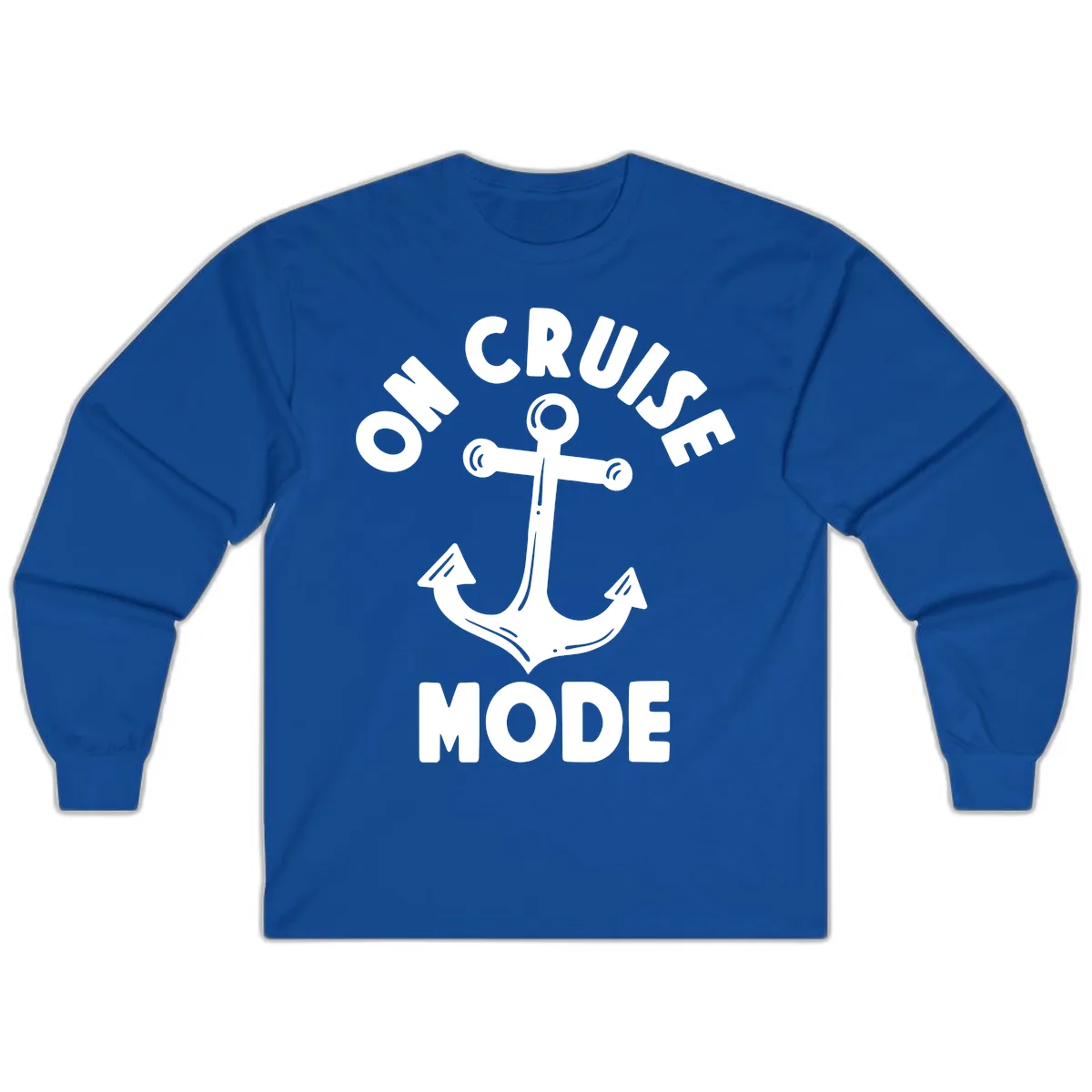 Cruise Mode Anchor Long Sleeve in Royal