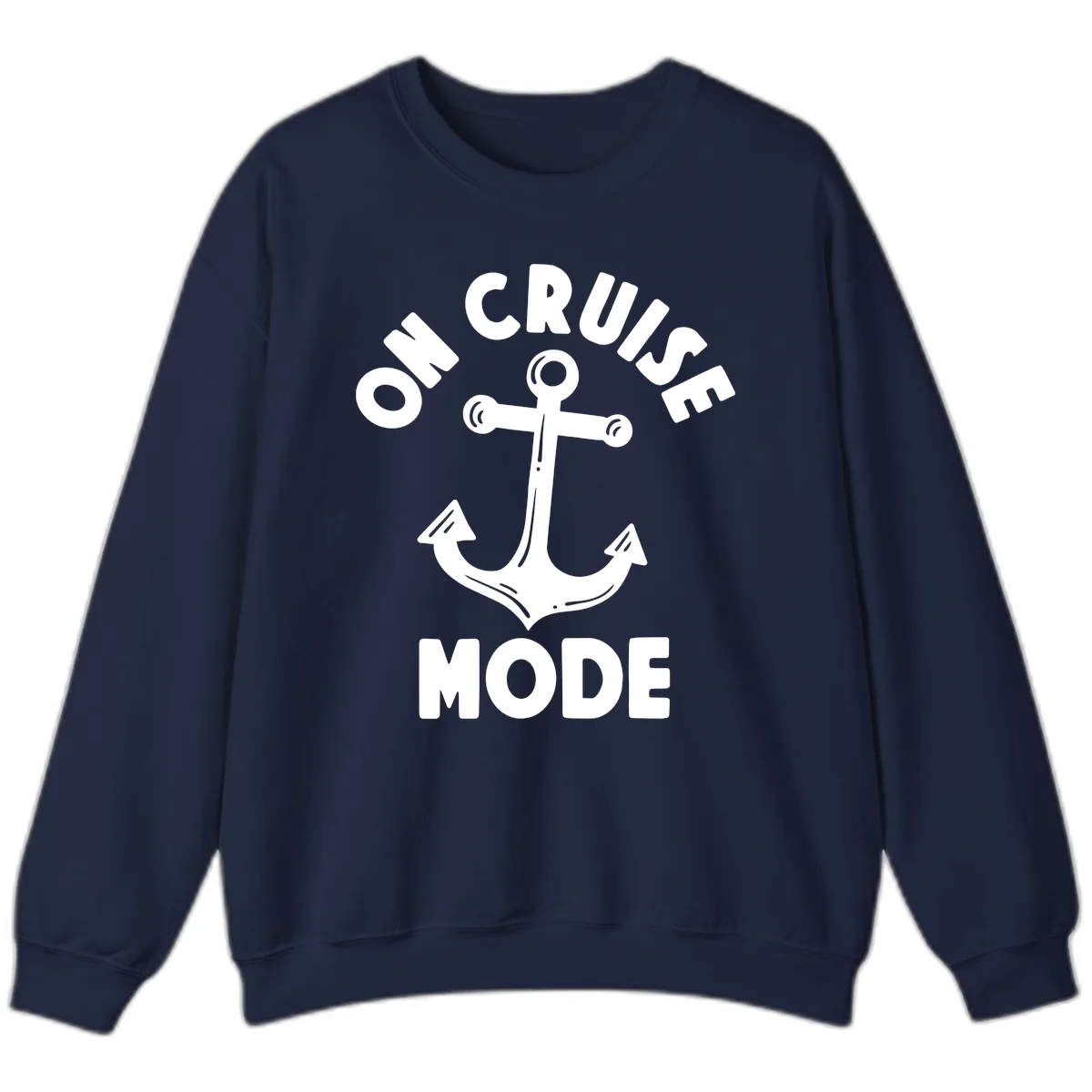 Cruise Mode Anchor Sweatshirt in Navy