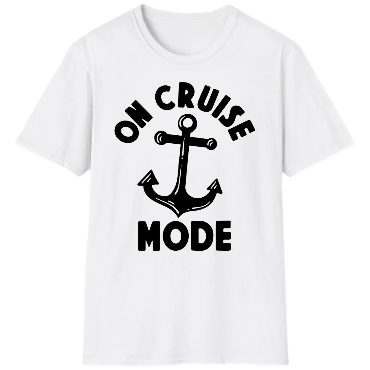 Cruise Mode Anchor T-Shirt in White
